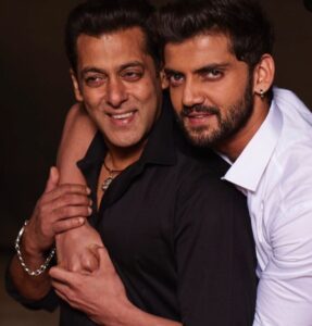 Zaheer iqbal with salman khan